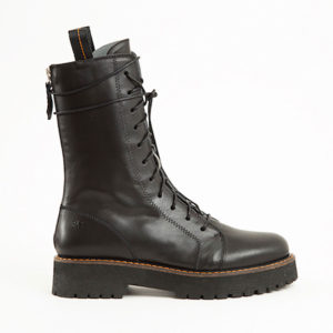 Scorpio Black Leather Boot