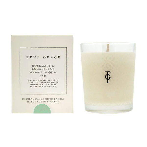 True Grace Classic Rosemary & Eucalyptus Candle