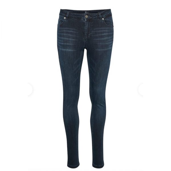 Celina Jeans Long Custom Dark Blue Wash