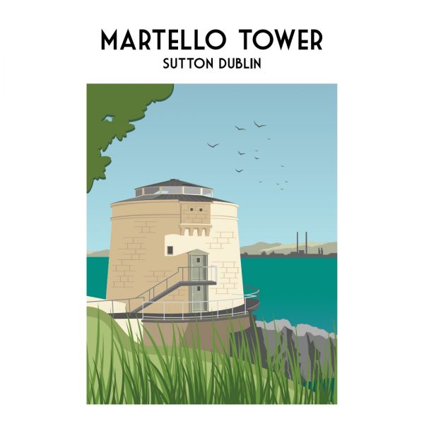 Martello Tower Sutton Print